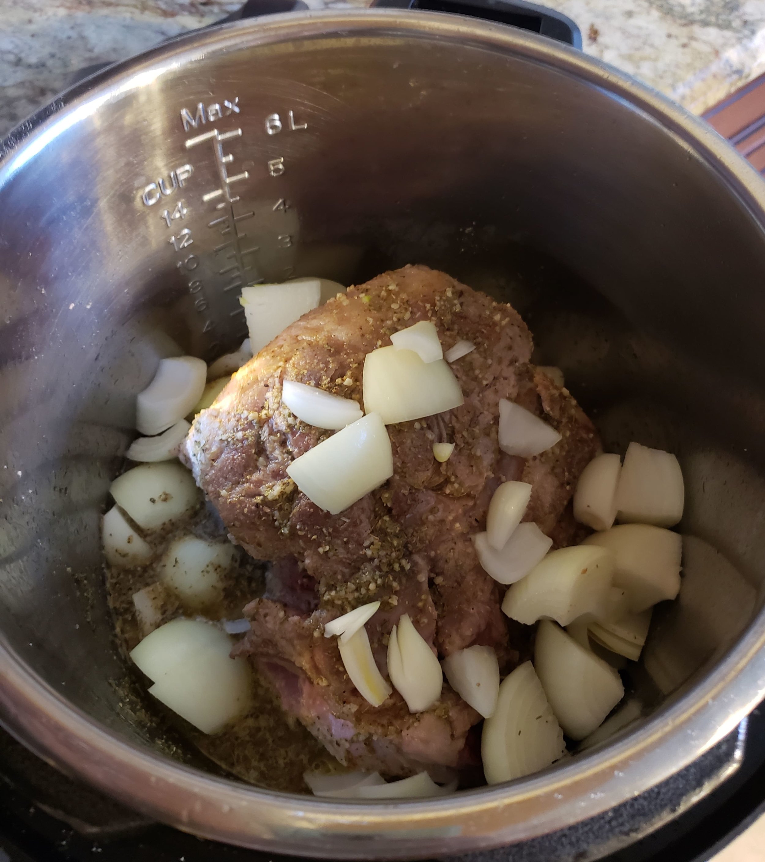 Mojo Style Pressure Cooker Pulled Pork